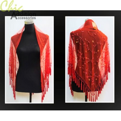 Beaded Shawl 001-A